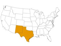  Map of Chagas in Texas